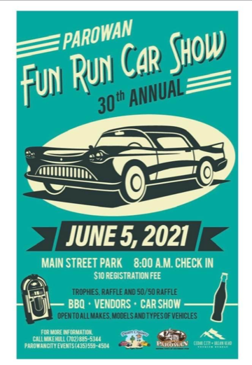 The 30th Annual Parowan Fun Run Car Show