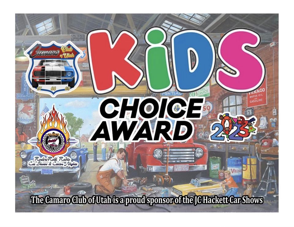 Garage Grill Draper Car Show with CCOU Kids Choice Award